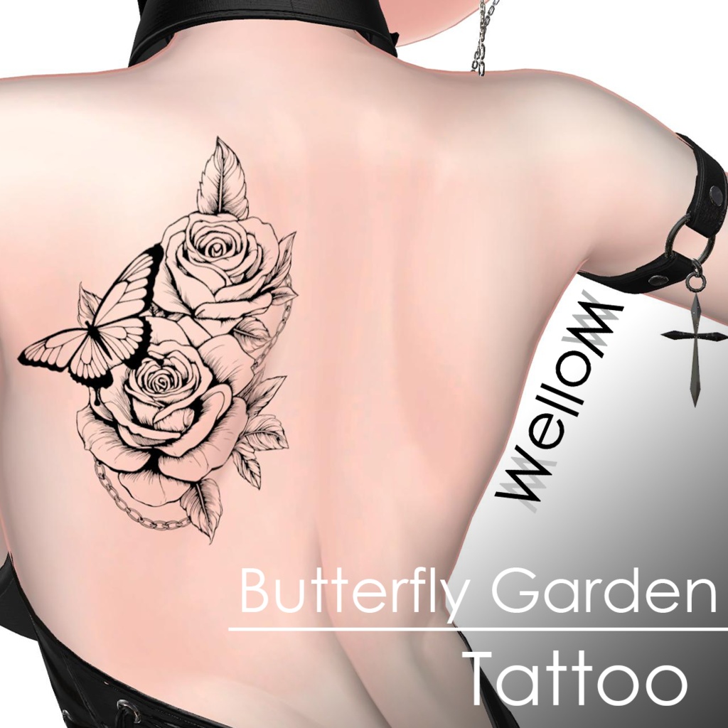 Butterfly Garden Tattoo image