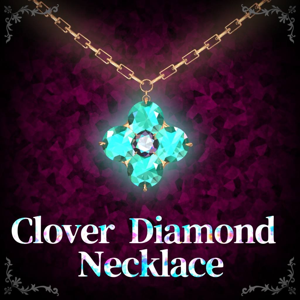 Clover Diamond Necklace image