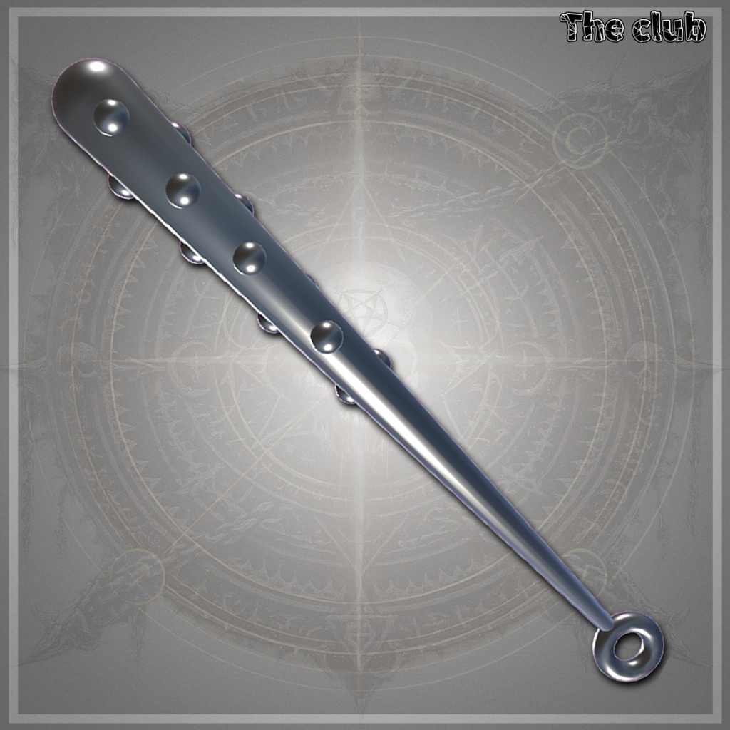 【３Dモデル】とある悪魔のこん棒　devil stick image