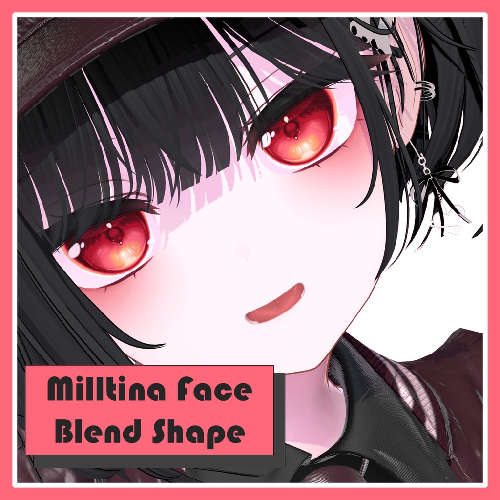 【Milltina】Face BlendShape + 7 Face Animation 【ミルティナ】 image