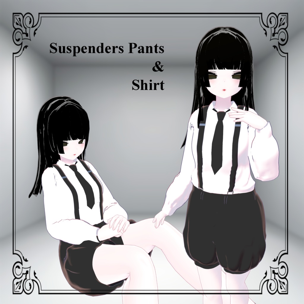 【rurune/ルルネ】ショートパンツ＆シャツ_Short pants&Shirt image