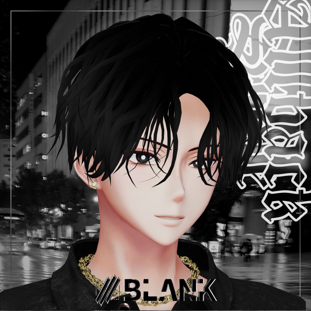 BLANK-Twist Style Centre-Parted Hair [Mizuse, Komano] image