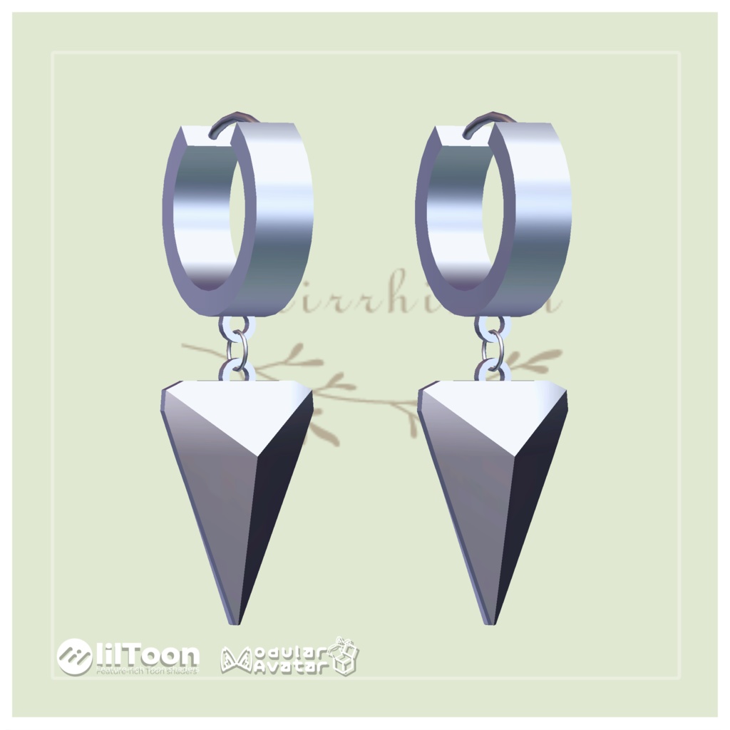 Unisex pierce -Modular Avatar compatible- image