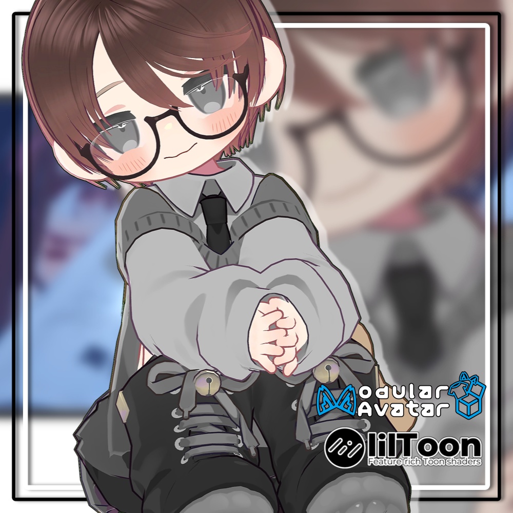 【10アバター対応】ショタボーイヘア【髪型】 image