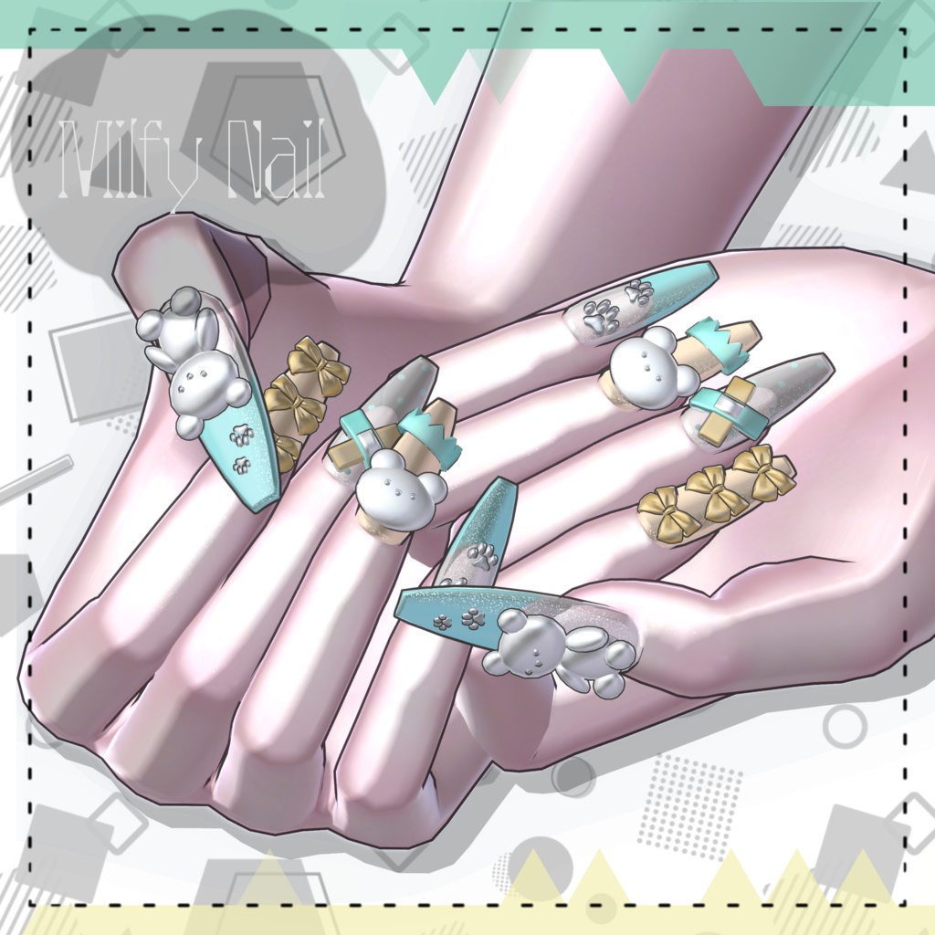 Milfy-chan Motif Nail image