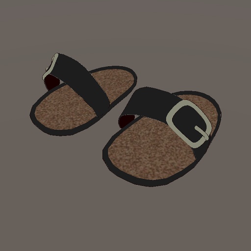 【無料】シンプルなサンダル - まめひなた対応 image