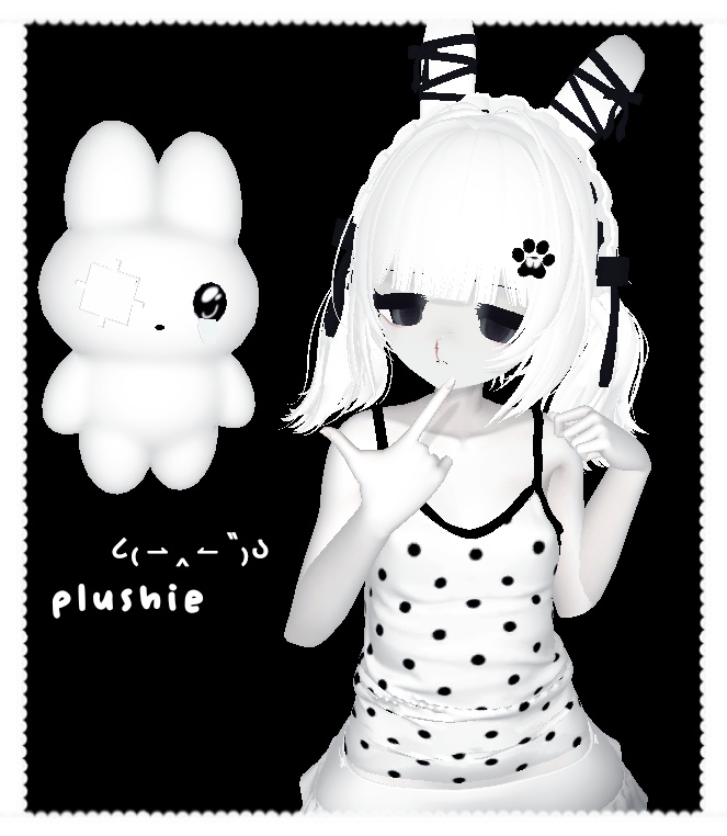 ꒰“ 淡いウサギたち[MANUKA3D] Pale Bunnies ₍ᐢ. .ᐢ₎ image
