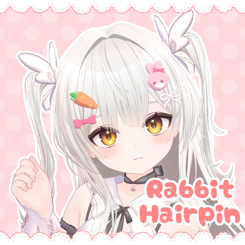 Rabbit Hairpin#arupaka VRC image