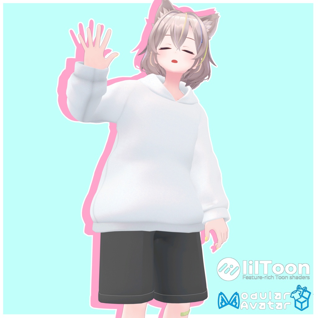 【MA設定済】Pants&Hoodie【トラスちゃん対応】 image