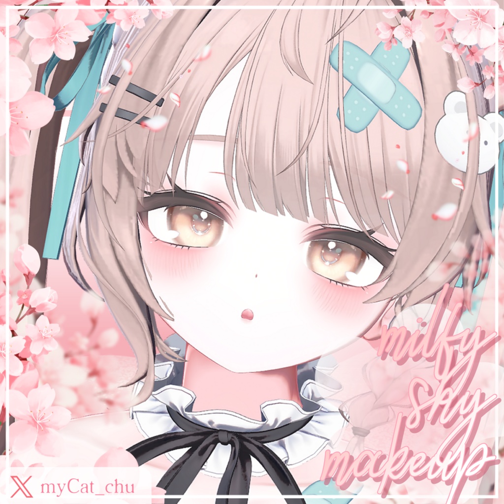 ❁ミルフィちゃんシャイメイクテクスチャー(､｡  ̫ ｡)､❁ / Milfy-chan Shy Makeup Texture  image