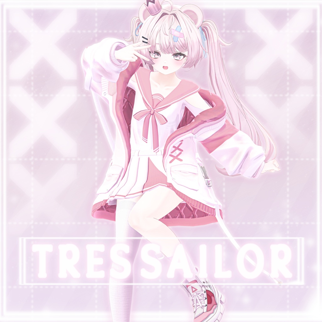 【12アバター対応】TRES SAILOR【VRChat向け衣装】 image