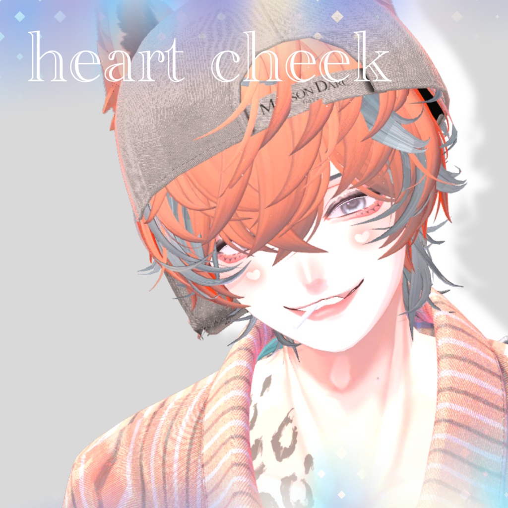 【7Avatar】heart cheek image