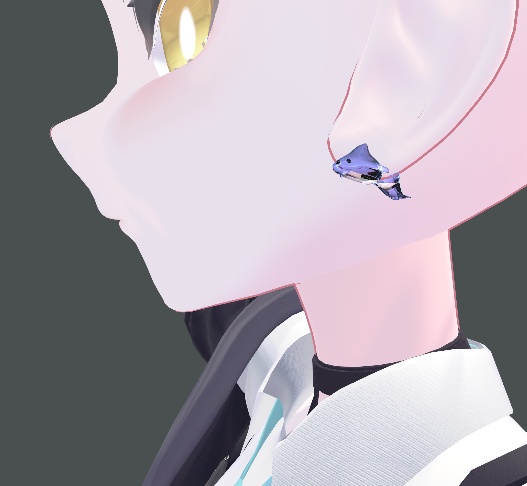 イルカのピアス【無料】 image