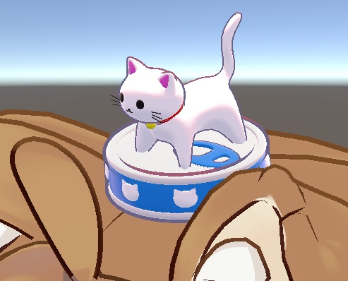 【無料】ねこ缶！VRChat向け3Dモデル　まめひなた対応 image