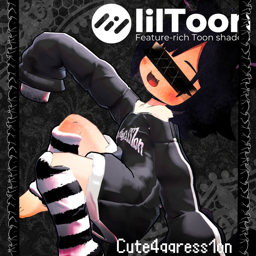 【えも研素体/まめふれんず】SabukaruParka【VRC想定】 image