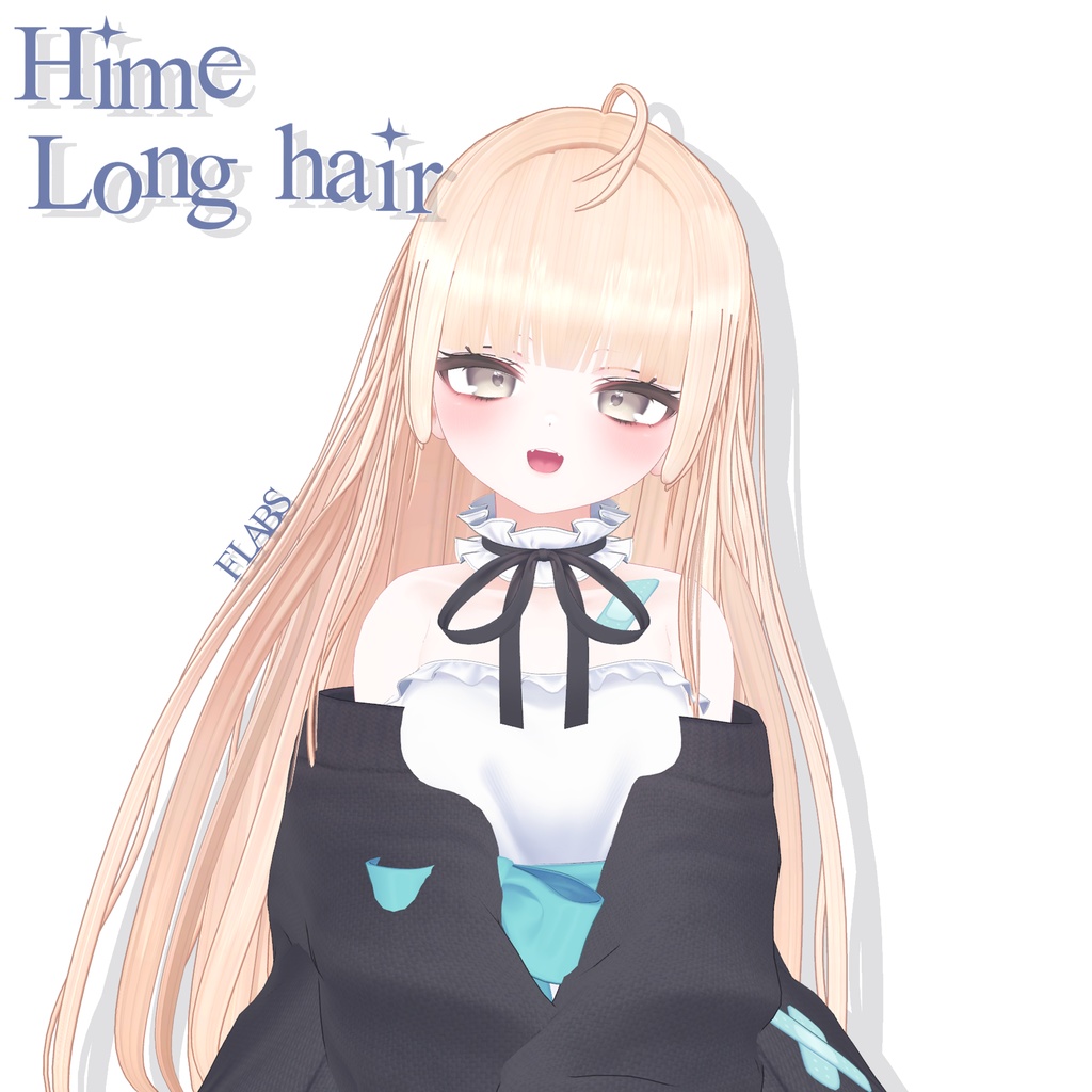 Hime long hair 【10 avatars】 image