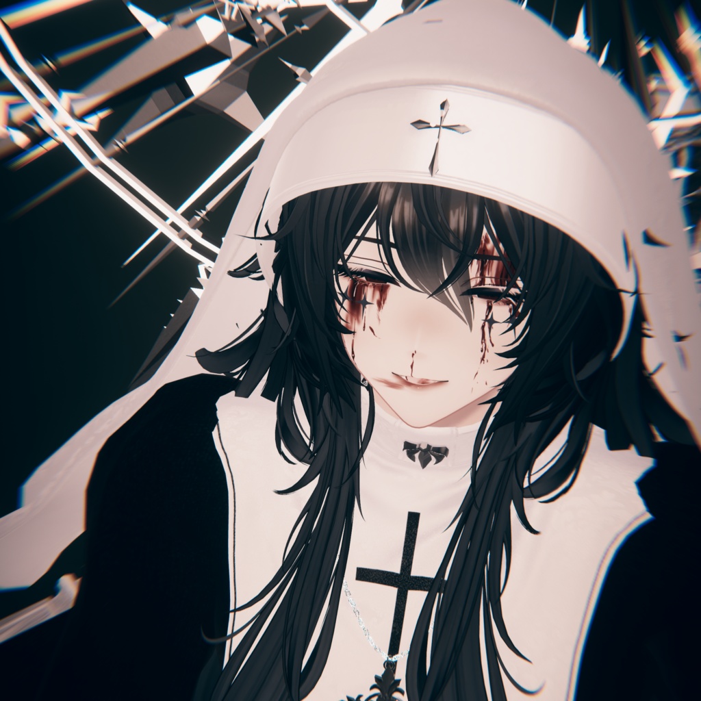 【期間限定無料】✟血のメイド🩸bloody sister✟  komano対応makeup image