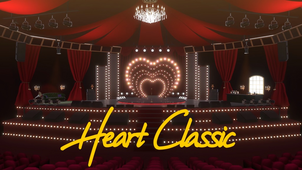[Warudo World for Vtuber] Heart Classic World (Nilotoon/Warudo Pro) image