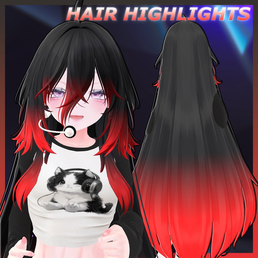 H02 Yofukashi Long Highlights Texture image