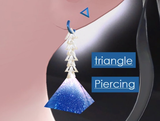 【sio】PB・MA対応△trianglepiercing△【揺れるピアス】 image