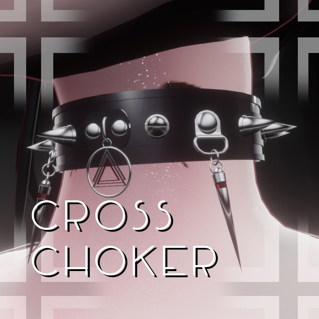  Cross Choker【VRChat想定】 image