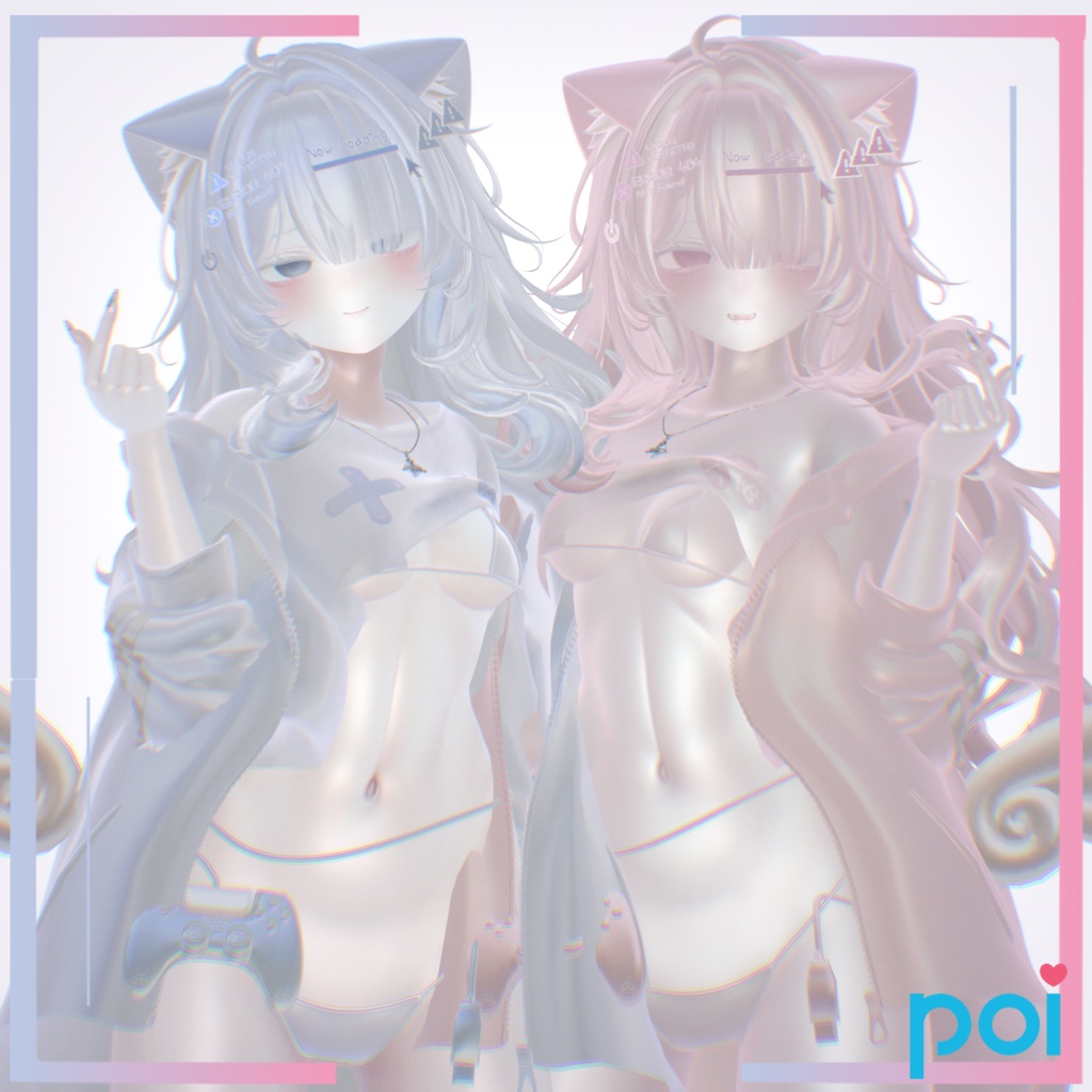 【Poiyomi】Pink&Blue Material No.1 image