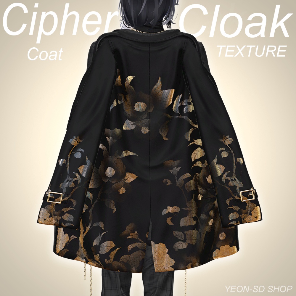 Cipher Cloak [Coat TEXTURE 4type_ONLY] By Mirène Line image