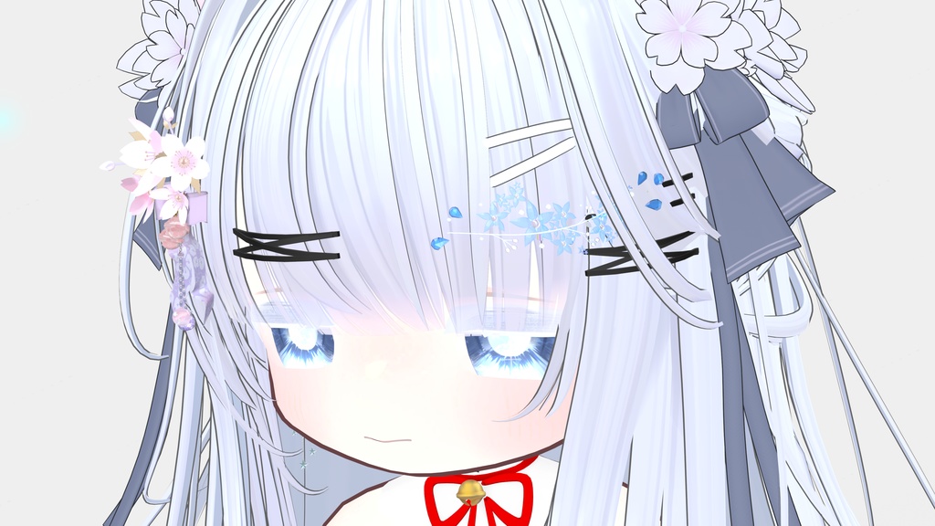 6アバター対応 eye textuce　snow in the blue moon image