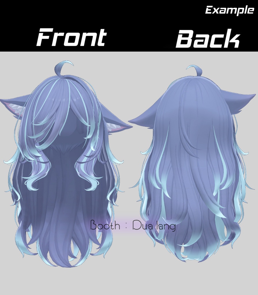 【♥ Freya_Hair ♥】Mask、Main color2Texture image