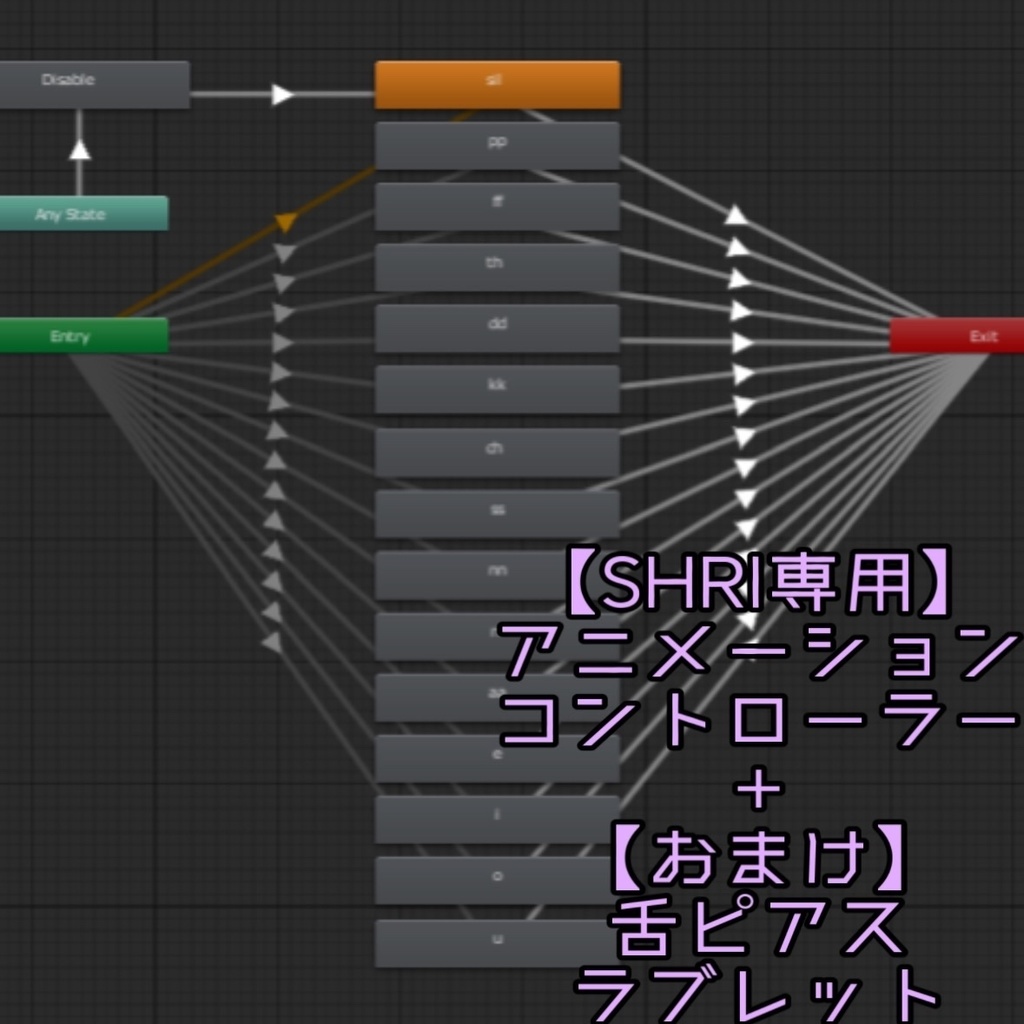 【SHRI専用】アニメーションコントローラー＋おまけピアスセット image