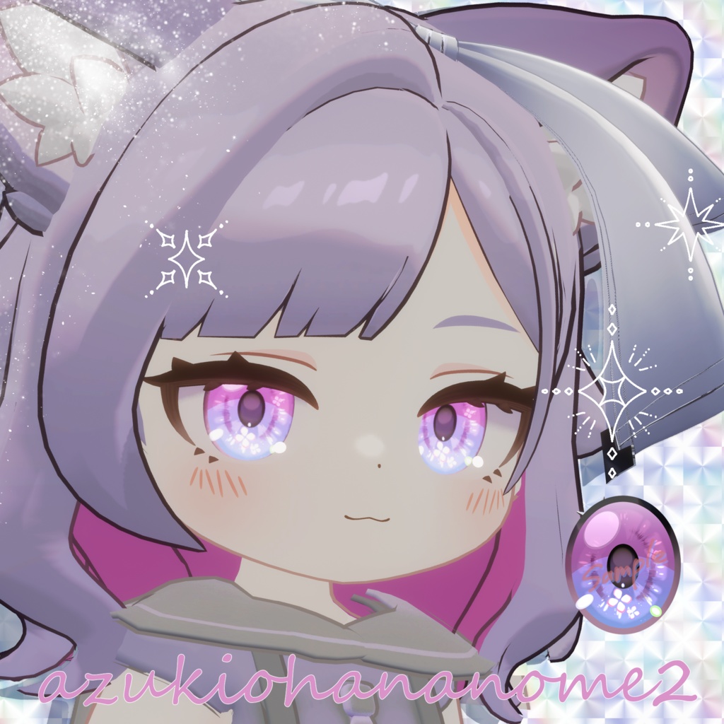 アズキちゃんのお花の瞳2 image