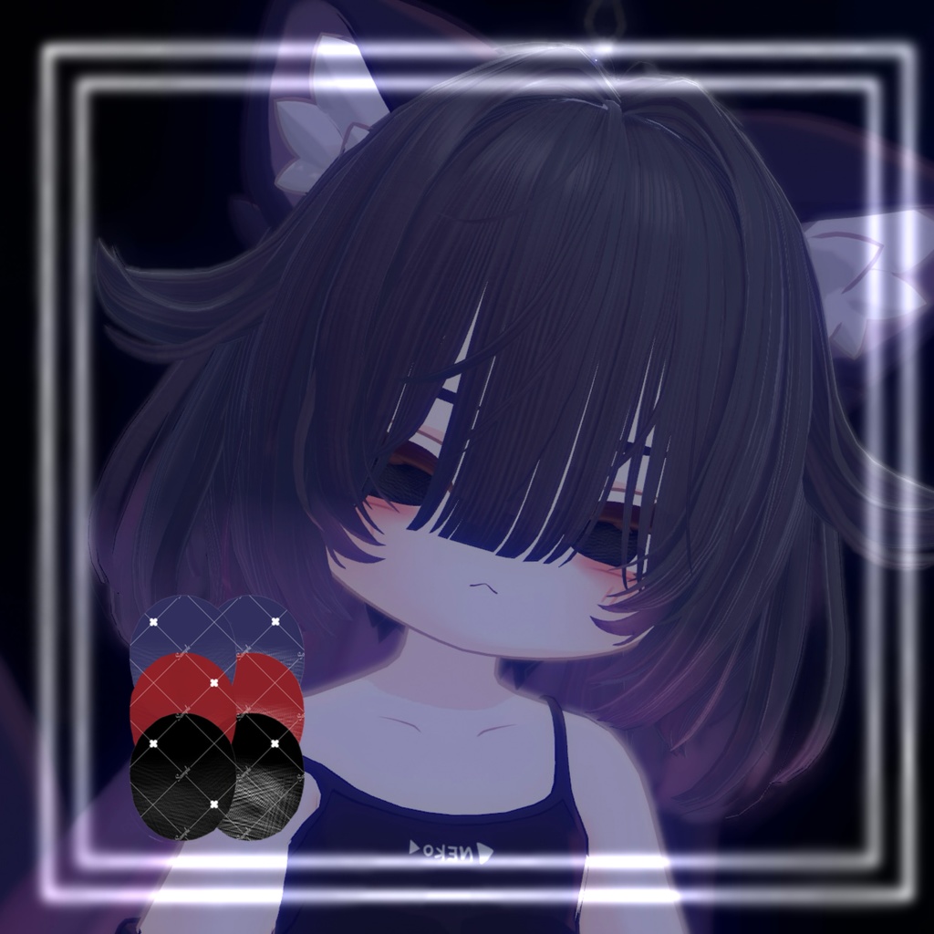 アズキちゃんやみやみ🖤テクスチャ image
