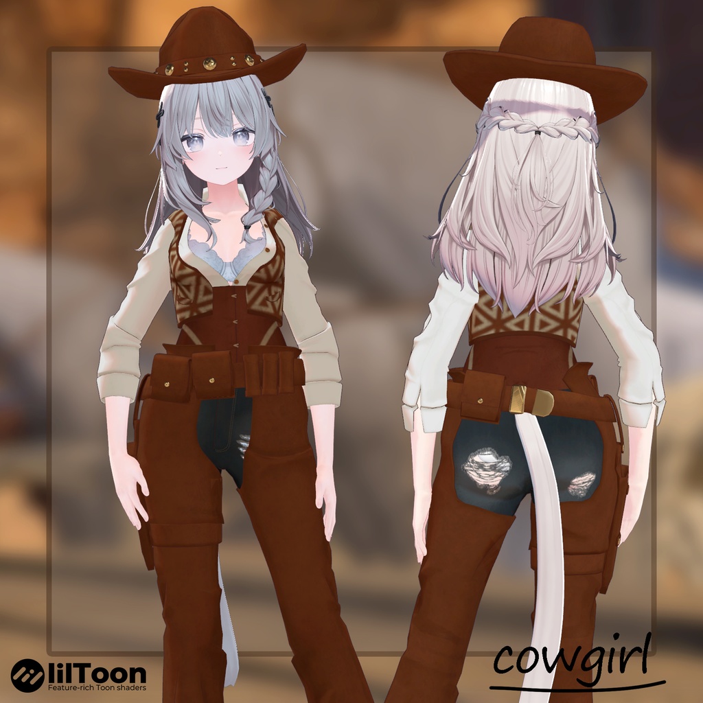 【セール中】【複数アバター対応】カウガール【MA対応】 image