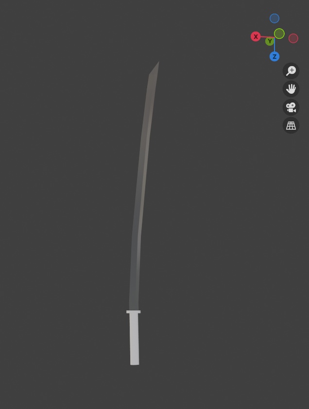 【無料】日本刀（blend,fbx） image
