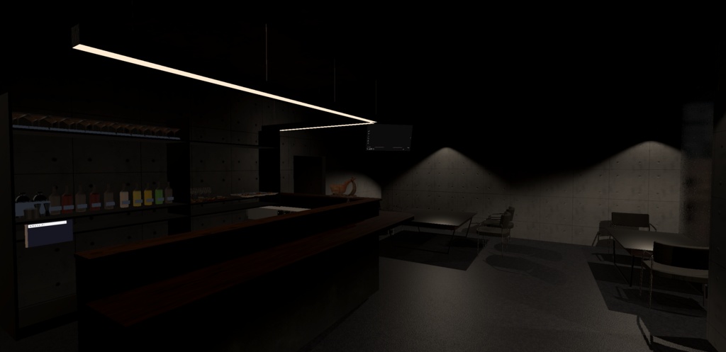 無料【VRC向けワールド】 モダンなbar.001 image