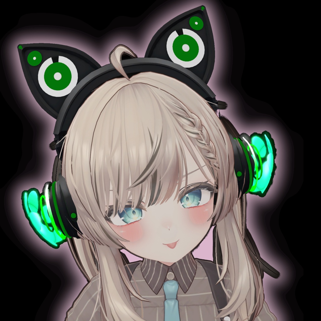 脈動するゲーミング猫耳ヘッドホン image