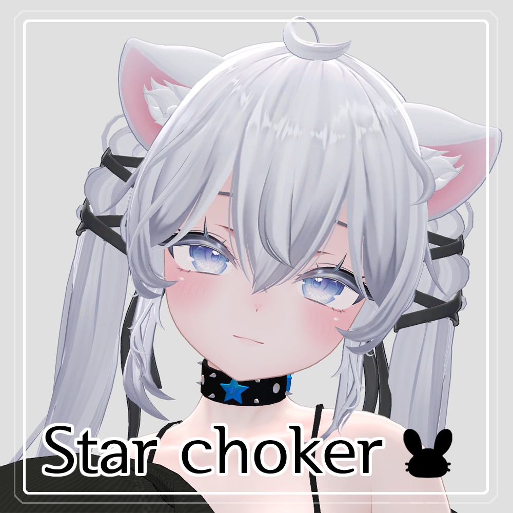 【Vrchat 3Ⅾ model】Star choker/チョーカー (sio対応) image