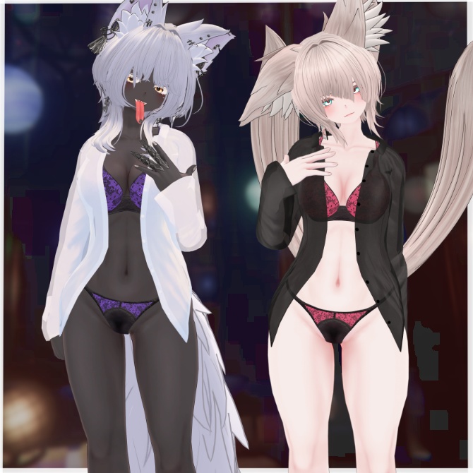 【仙猫_豺狼対応】下着とシャツ【MA設定済み】v1.0 image