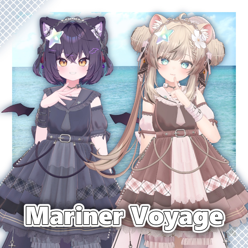 【16アバター対応】衣装3Dモデル『Mariner Voyage』 image