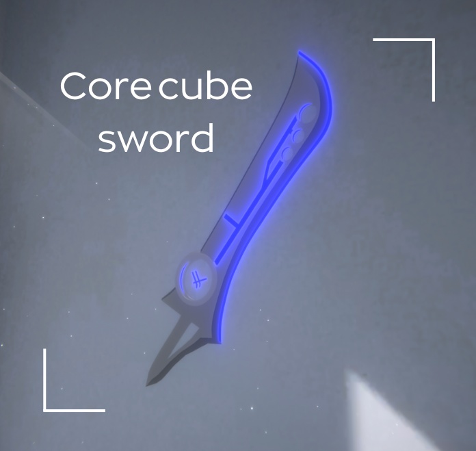 【VRChat想定】不規則に回る[core cube sword/コアキューブソード] image