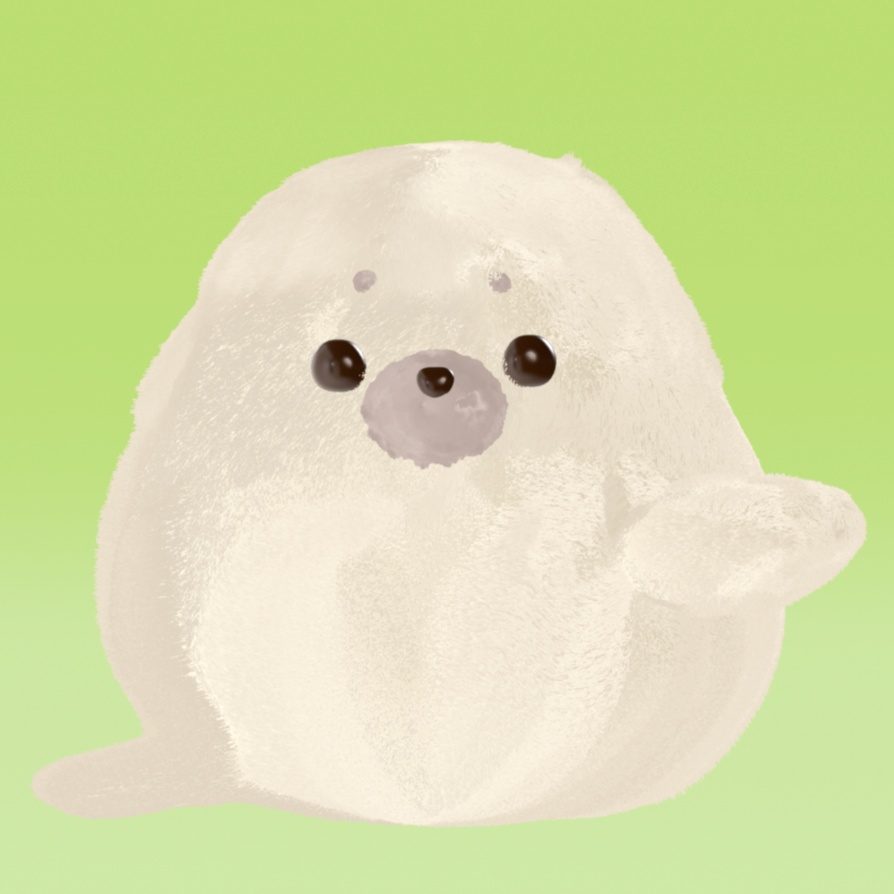 あざまん｜かわいい３Ｄモデル（あざらしキャラ） image