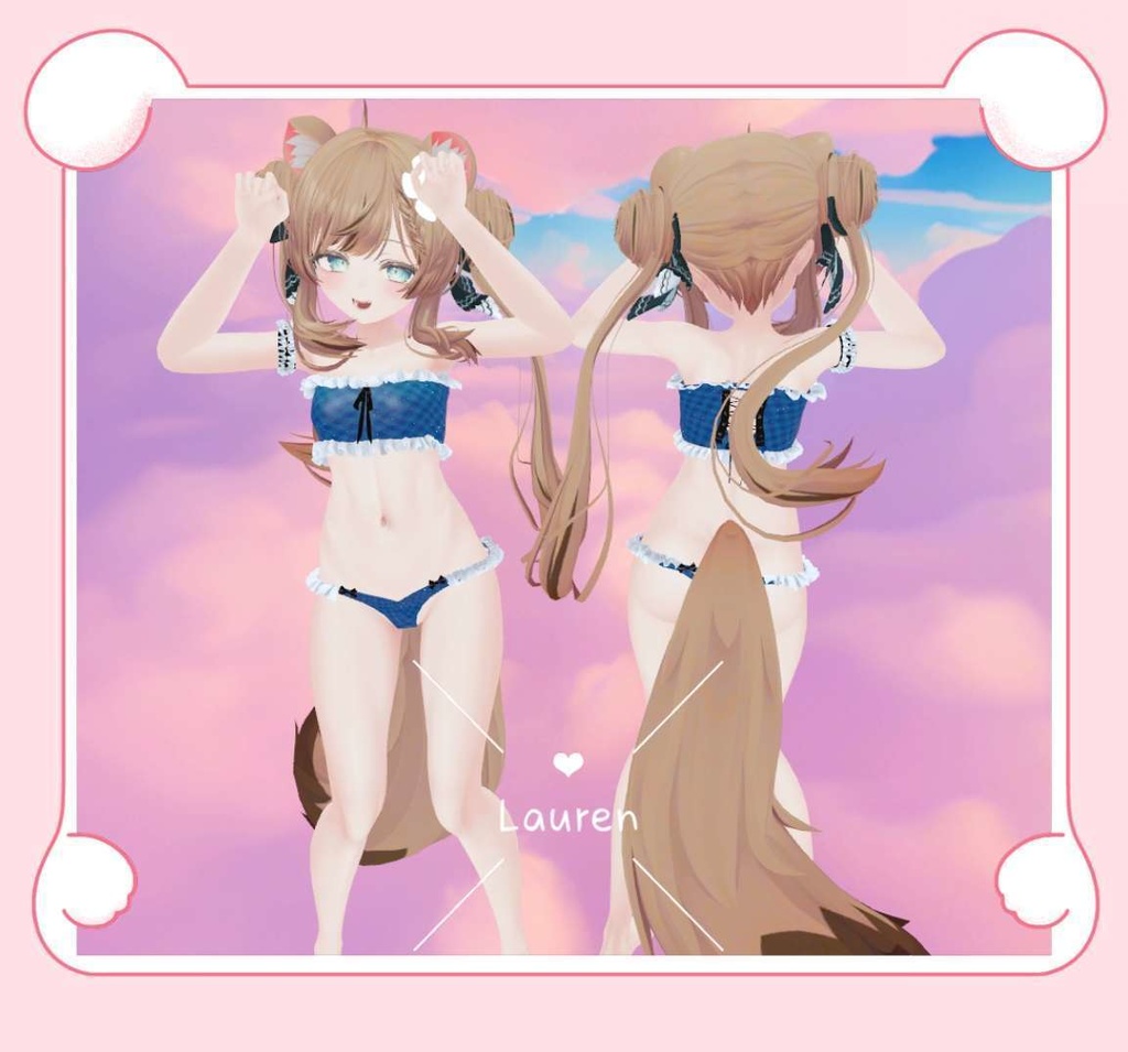 パステル・ラッフルコルセットセット（MANUKA対応） image