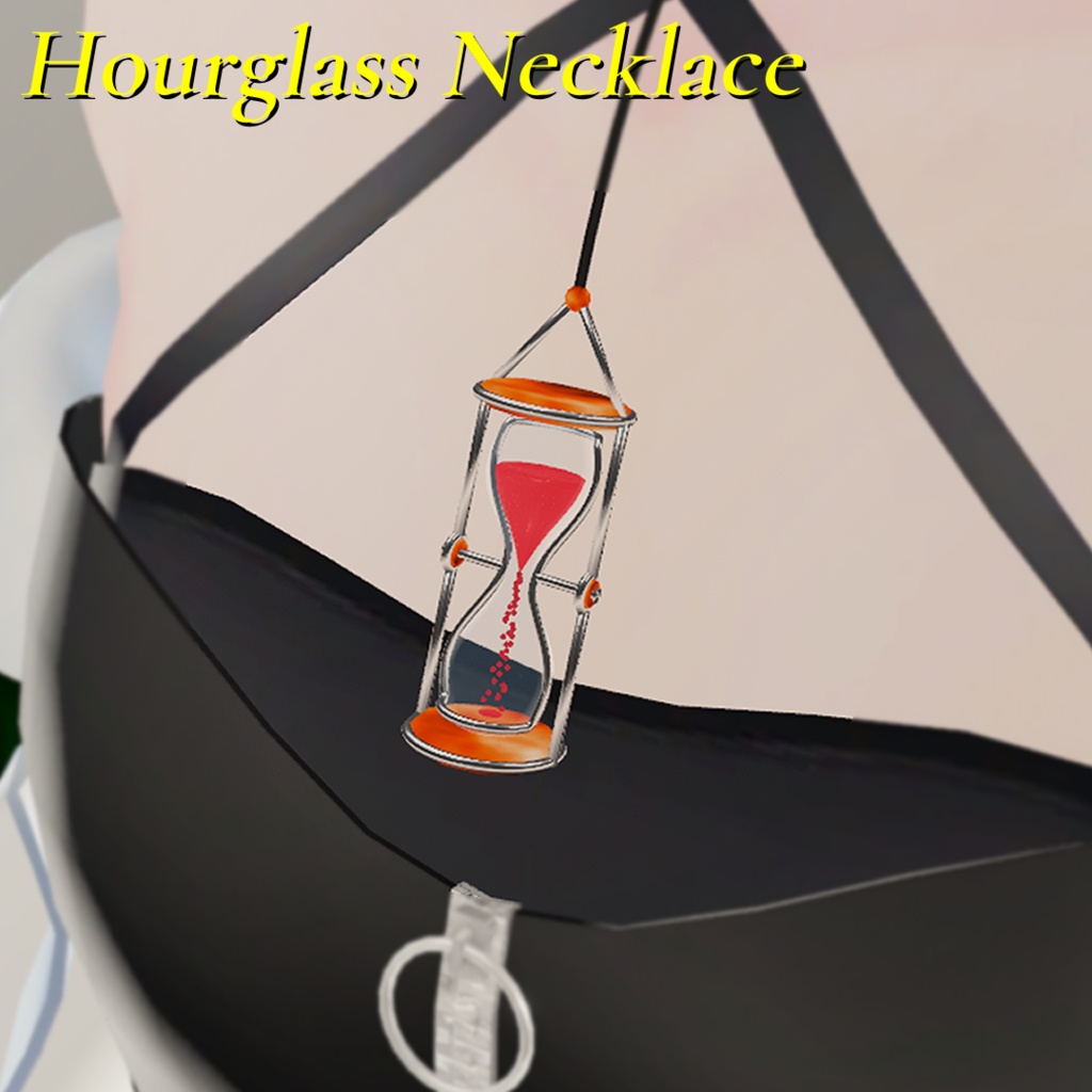 【VRChat想定】Hourglass Necklace【砂時計/ネックレス/アクセサリ/MA対応】#shift_shop image