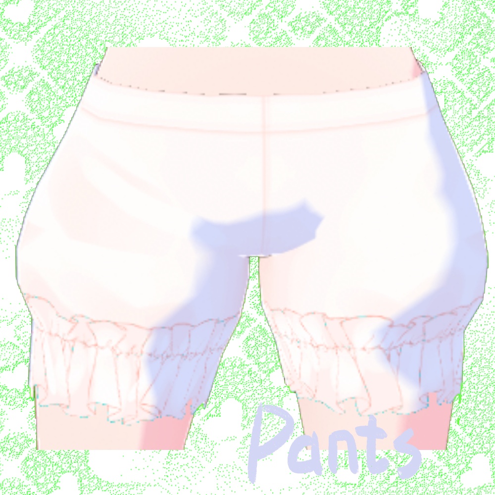 【無料/Free】VRoid用 かぼちゃパンツ Pumpkin Pants image