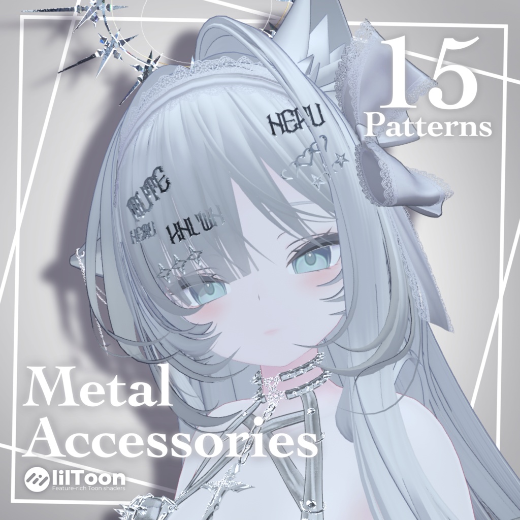 [全15種]  🩶1000DL↑ THX🩶# Metal Accessories ⊿ image