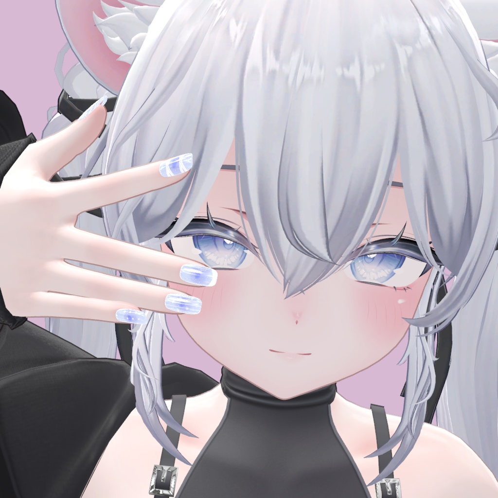 SaleCompatible with 14 avatarsHeart Cheek Nails image