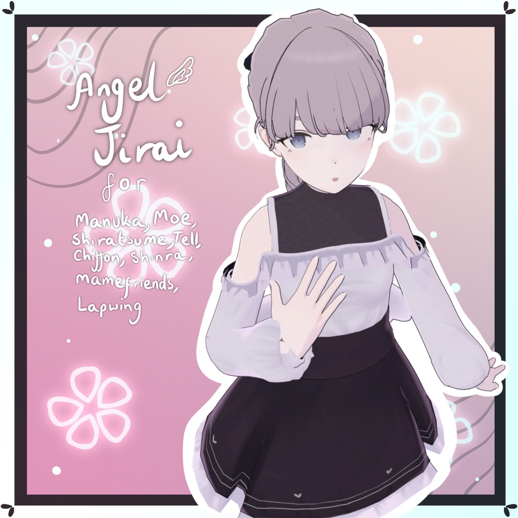 Angel Jirai Outfit for 7 avatars image