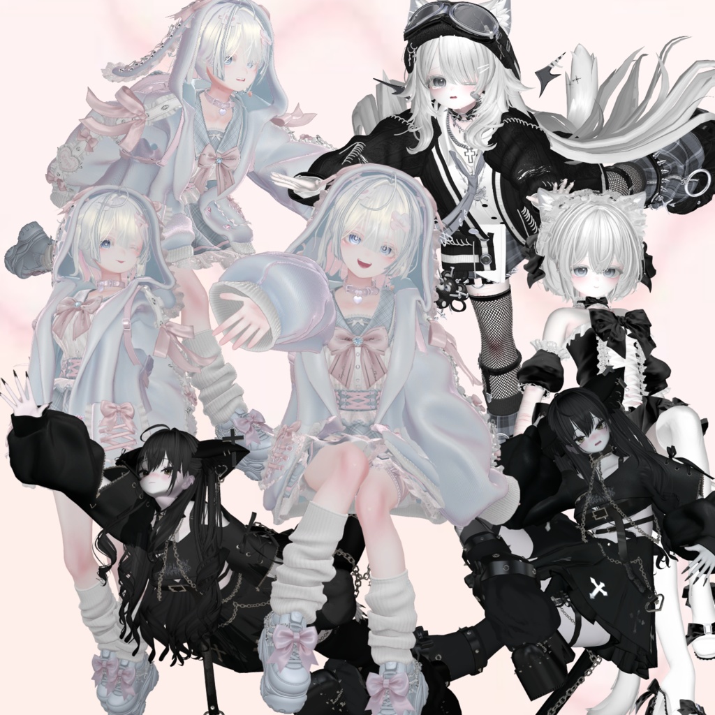 【無料!!!!!】ごちゃごちゃポーズ!!!!!! (7set) image