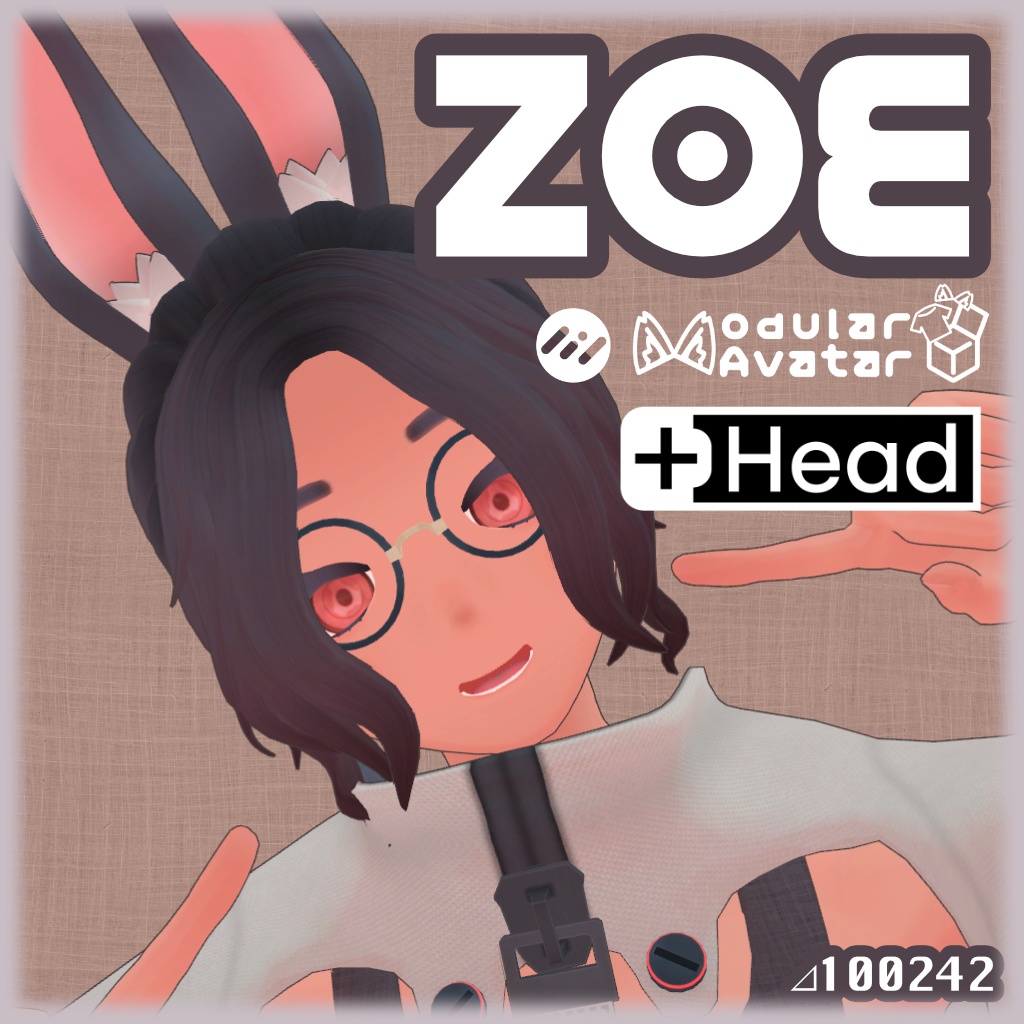 Zoe(ゾイ) - VRChat向けオリジナル3Dモデル image
