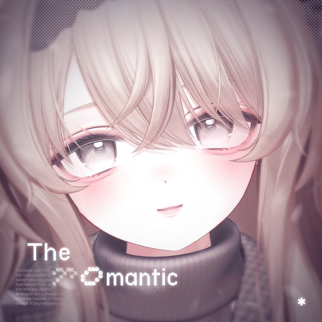 Romantic makeup texture image
